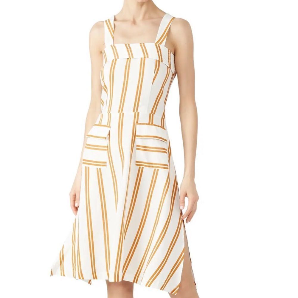 Sancia Wide Strap Maise Striped Dress
